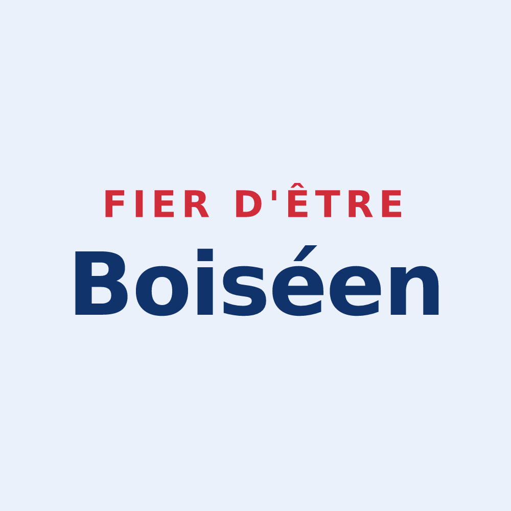 Sticker « Fier d'être Boiséen » — design pour Saint-Jean-de-Boiseau