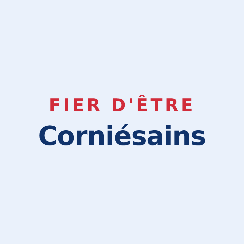 Sticker « Fier d'être Corniésains » — design pour Saint-Jean-de-Cornies