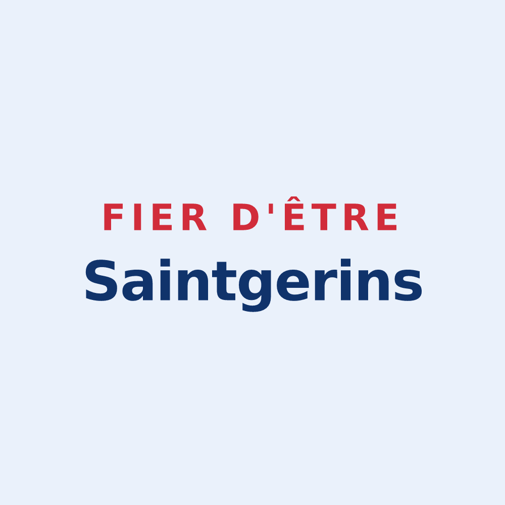 Sticker « Fier d'être Saintgerins » — design pour Saint-Jean-de-la-Porte