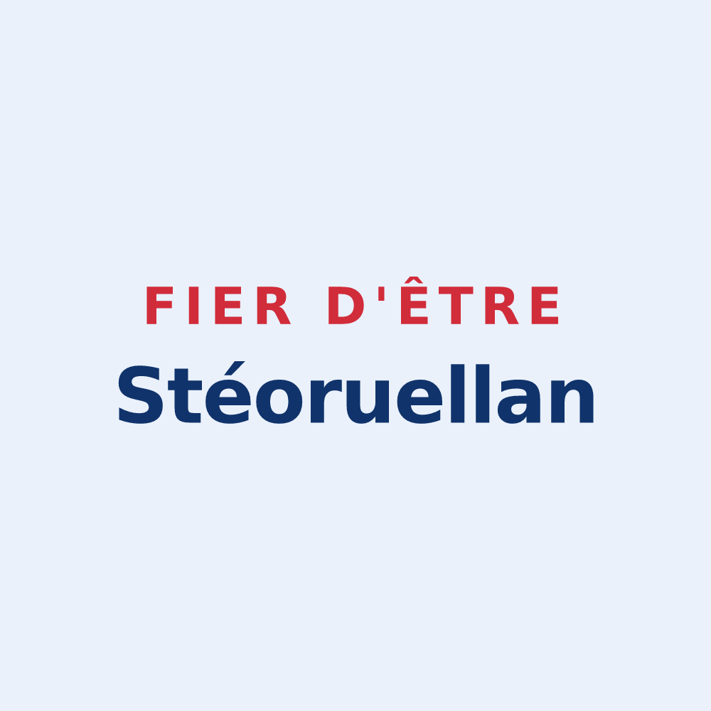 Sticker « Fier d'être Stéoruellan » — design pour Saint-Jean-de-la-Ruelle
