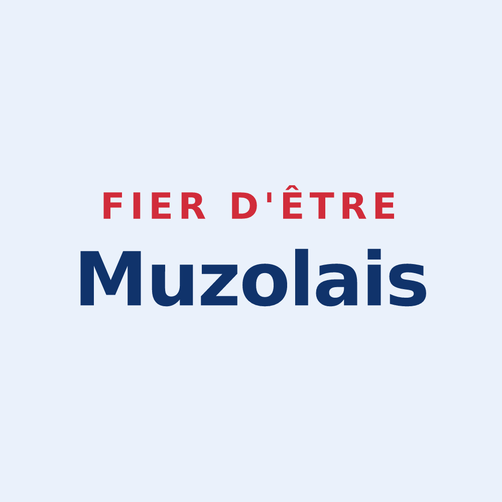Sticker « Fier d'être Muzolais » — design pour Saint-Jean-de-Muzols