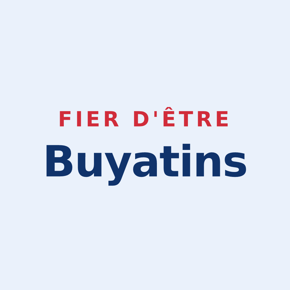 Sticker « Fier d'être Buyatins » — design pour Saint-Jean-de-Niost