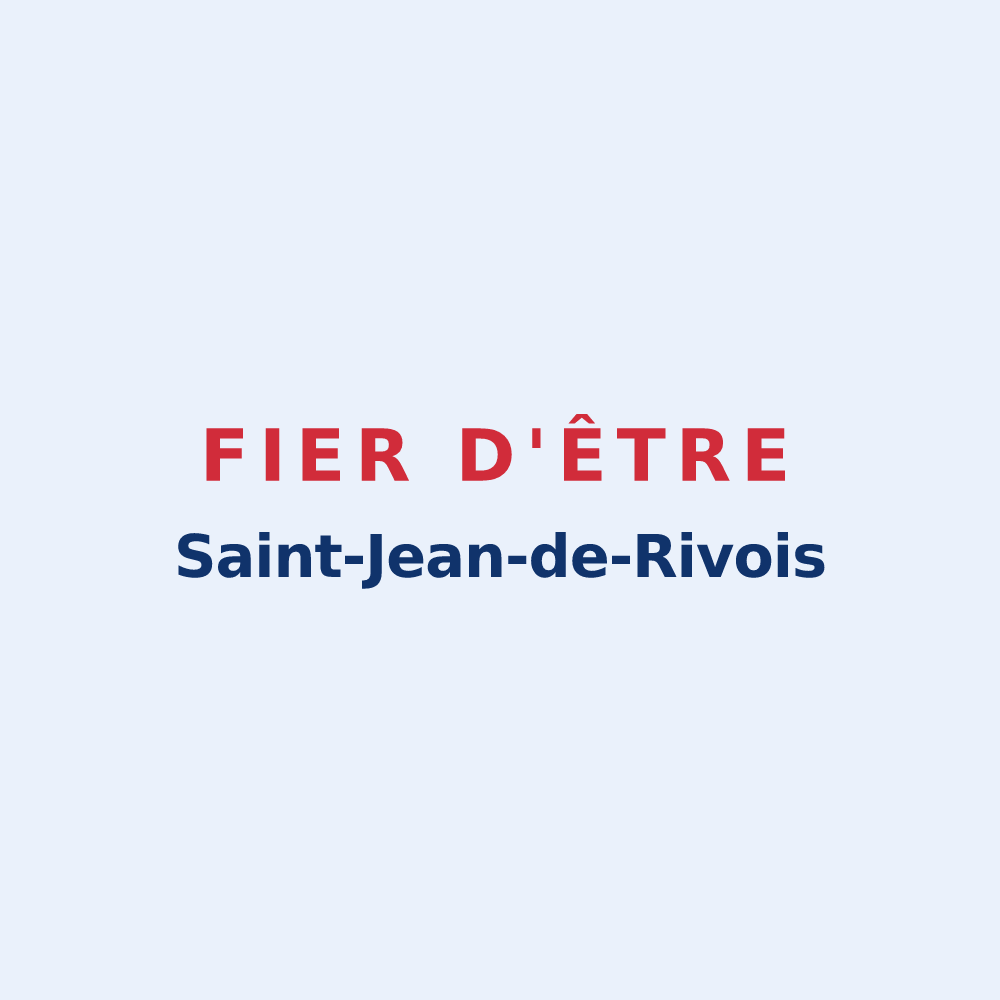 Sticker « Fier d'être Saint-Jean-de-Rivois » — design pour Saint-Jean-de-Rives