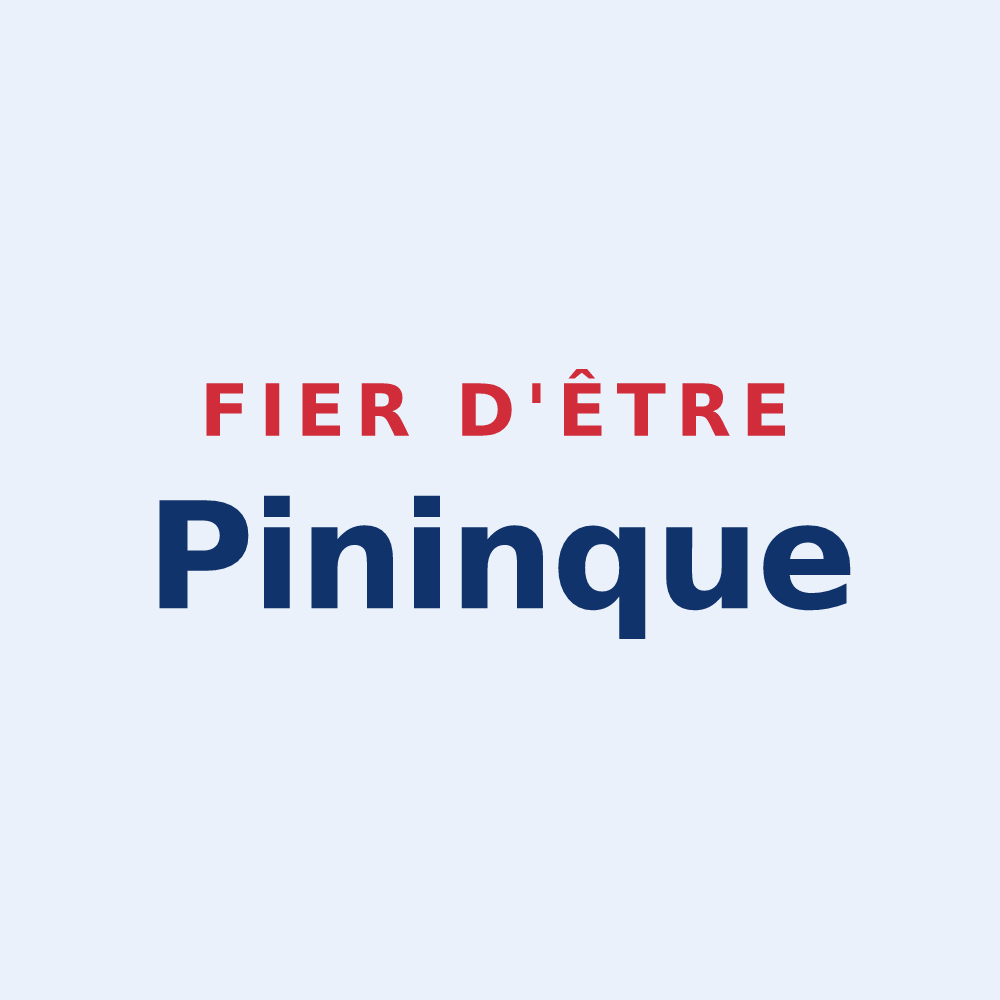 Sticker « Fier d'être Pininque » — design pour Saint-Jean-du-Pin
