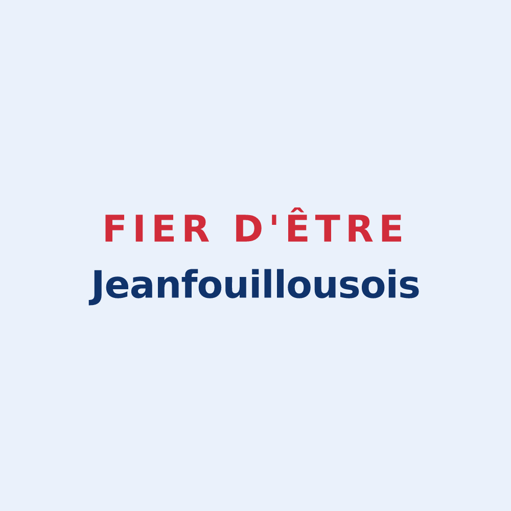 Sticker « Fier d'être Jeanfouillousois » — design pour Saint-Jean-la-Fouillouse
