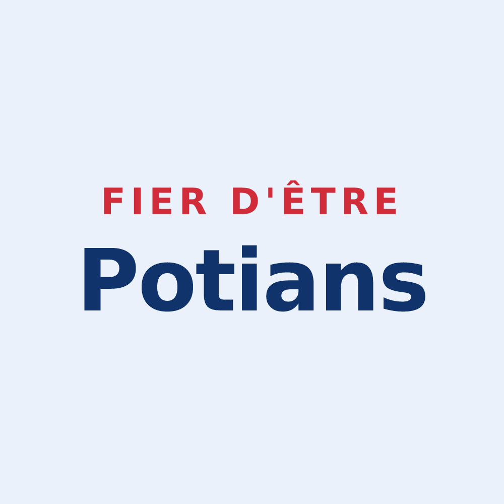 Sticker « Fier d'être Potians » — design pour Saint-Jean-la-Poterie