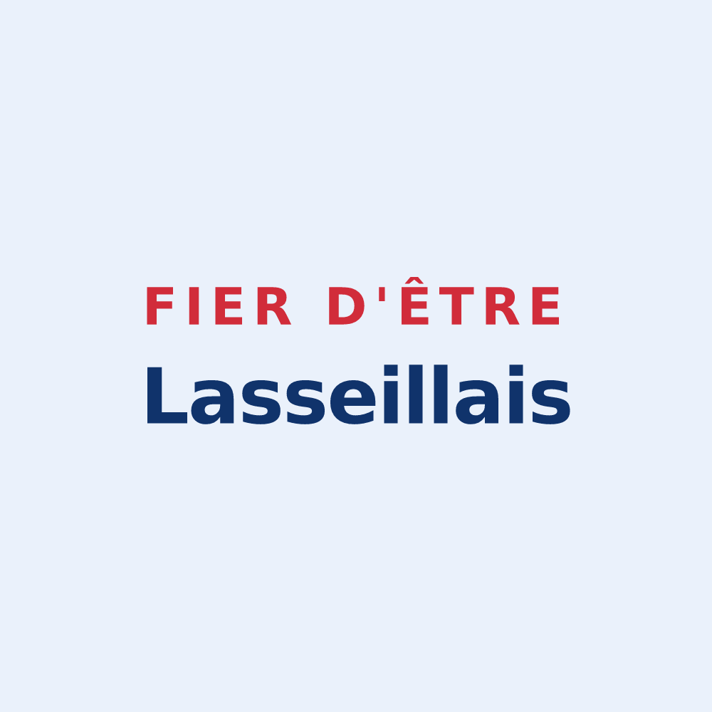 Sticker « Fier d'être Lasseillais » — design pour Saint-Jean-Lasseille