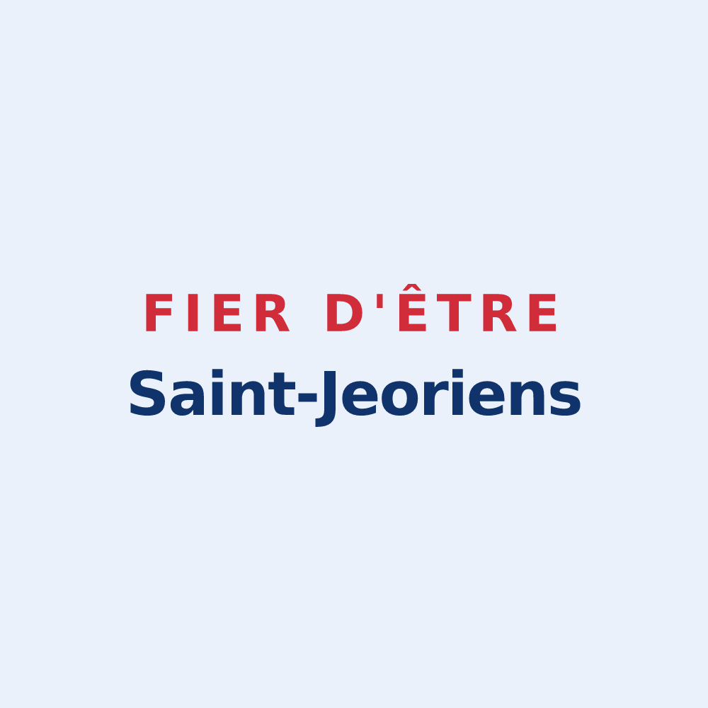 Sticker « Fier d'être Saint-Jeoriens » — design pour Saint-Jeoire-Prieuré