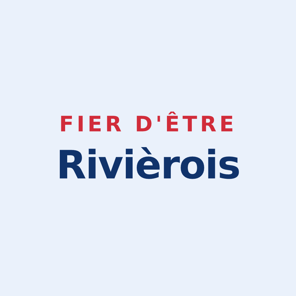 Sticker « Fier d'être Rivièrois » — design pour Saint-Joseph-de-Rivière