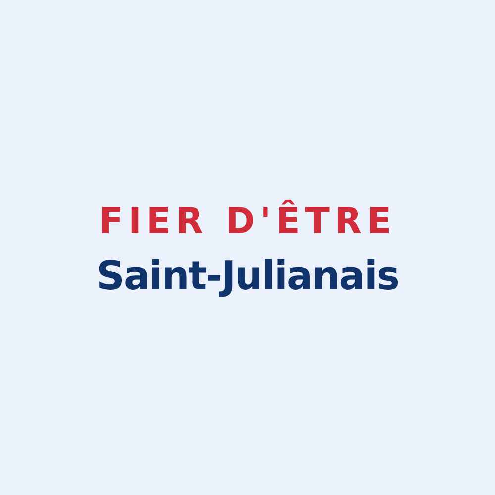 Sticker « Fier d'être Saint-Julianais » — design pour Saint-Julia