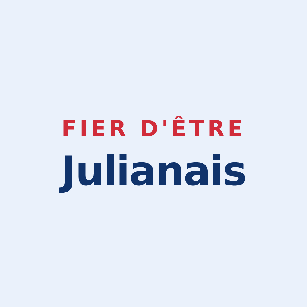 Sticker « Fier d'être Julianais » — design pour Saint-Julien