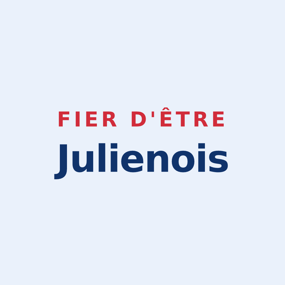 Sticker « Fier d'être Julienois » — design pour Saint-Julien