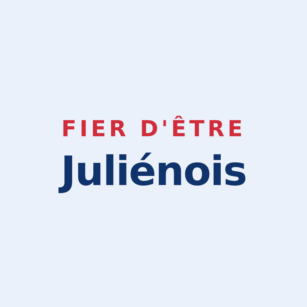 Sticker « Fier d'être Juliénois » — design pour Saint-Julien-d'Oddes