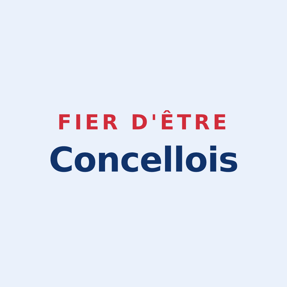 Sticker « Fier d'être Concellois » — design pour Saint-Julien-de-Concelles