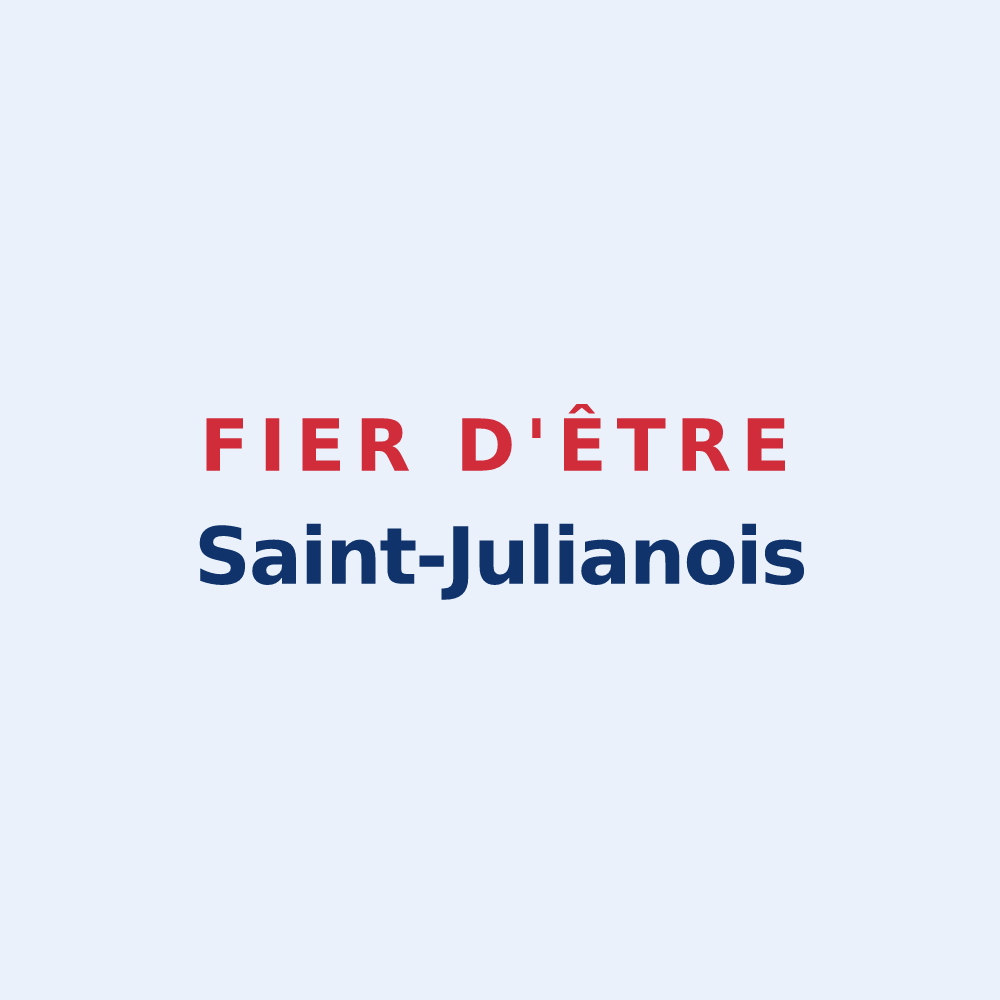 Sticker « Fier d'être Saint-Julianois » — design pour Saint-Julien-de-Gras-Capou