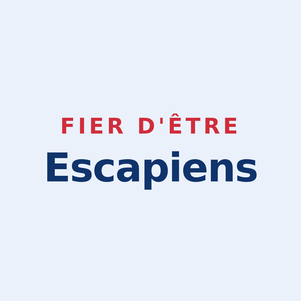 Sticker « Fier d'être Escapiens » — design pour Saint-Julien-de-l'Escap