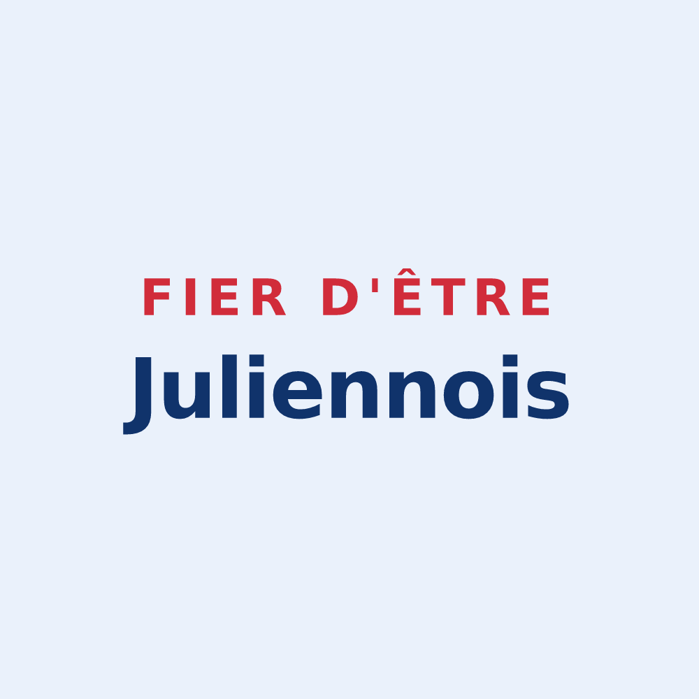 Sticker « Fier d'être Juliennois » — design pour Saint-Julien-de-l'Herms