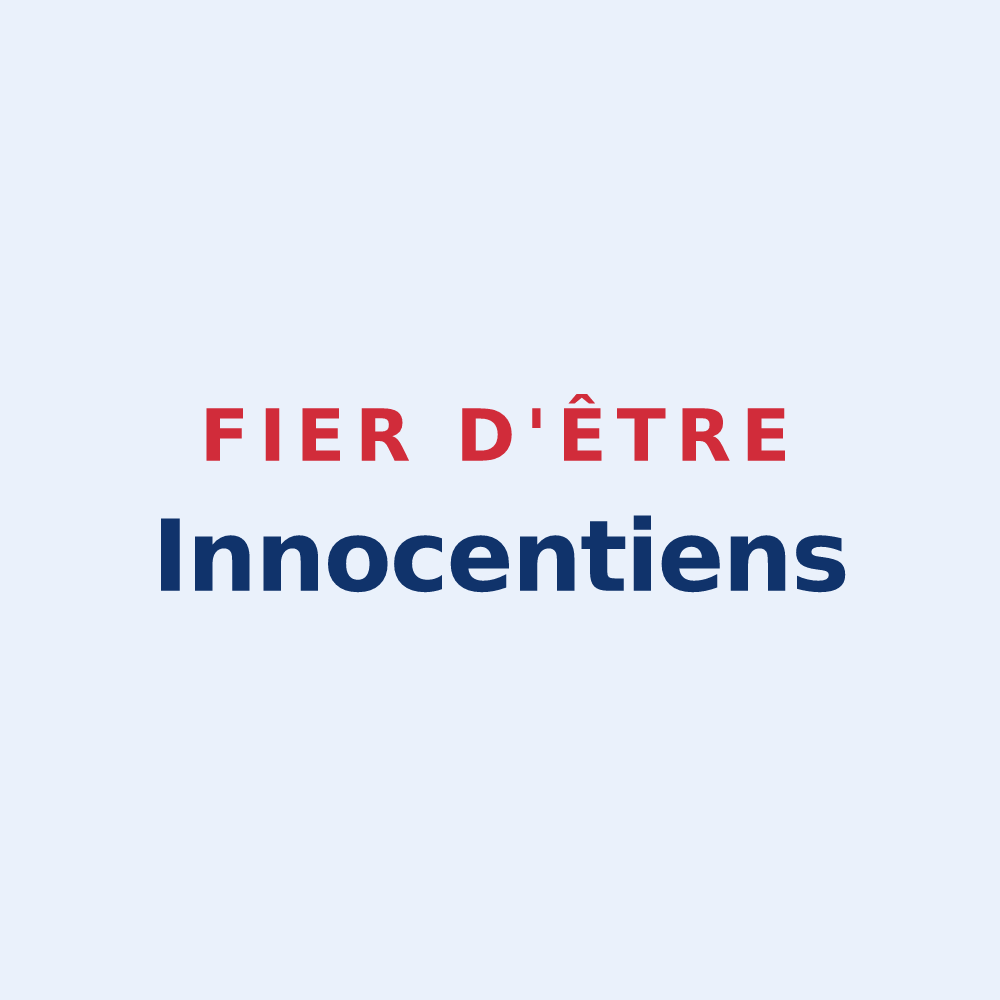 Sticker « Fier d'être Innocentiens » — design pour Saint-Julien-Innocence-Eulalie