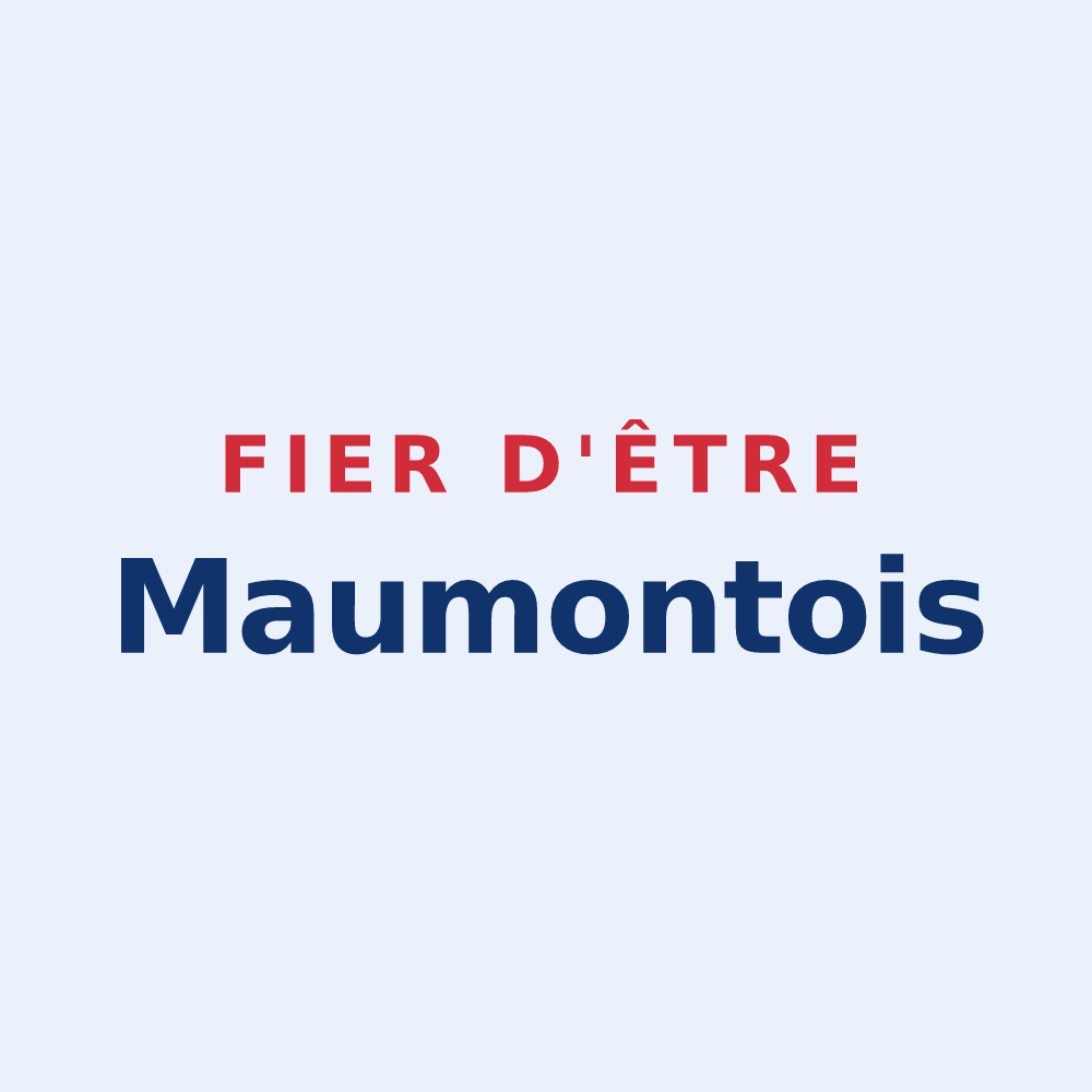 Sticker « Fier d'être Maumontois » — design pour Saint-Julien-Maumont