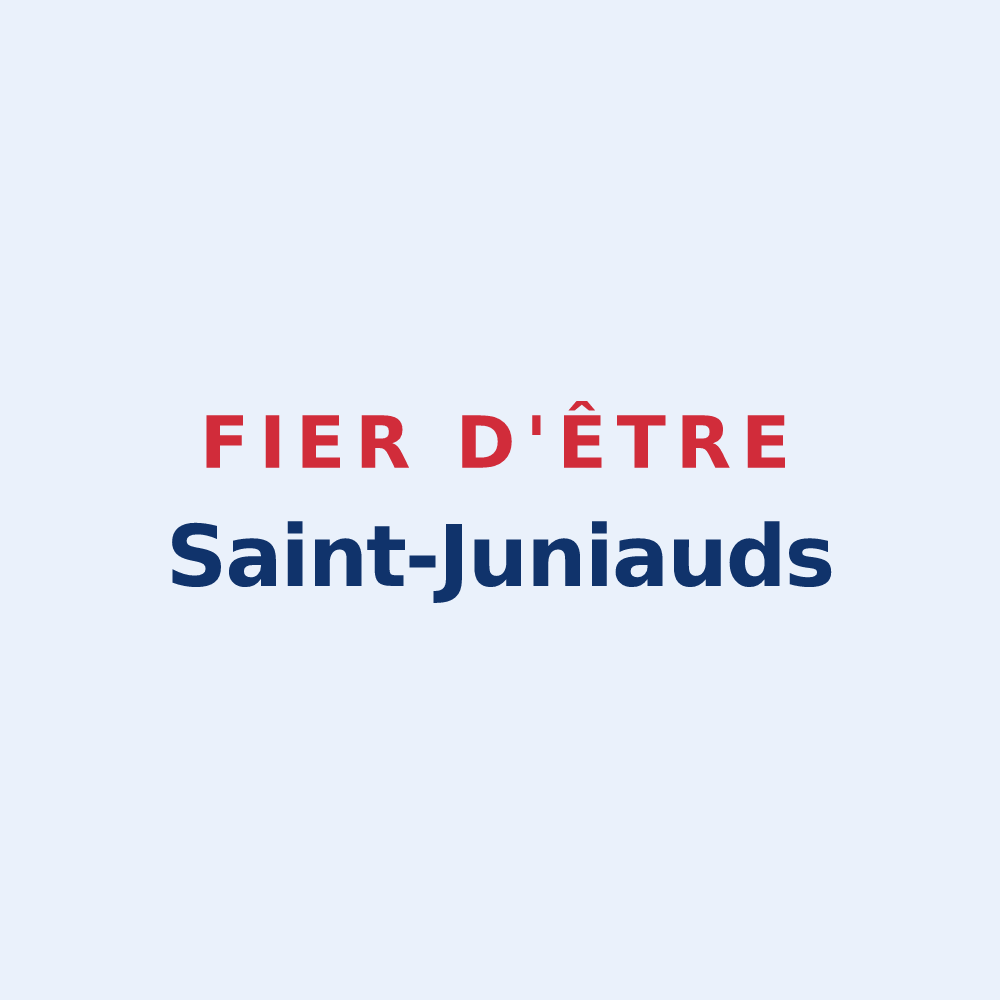 Sticker « Fier d'être Saint-Juniauds » — design pour Saint-Junien