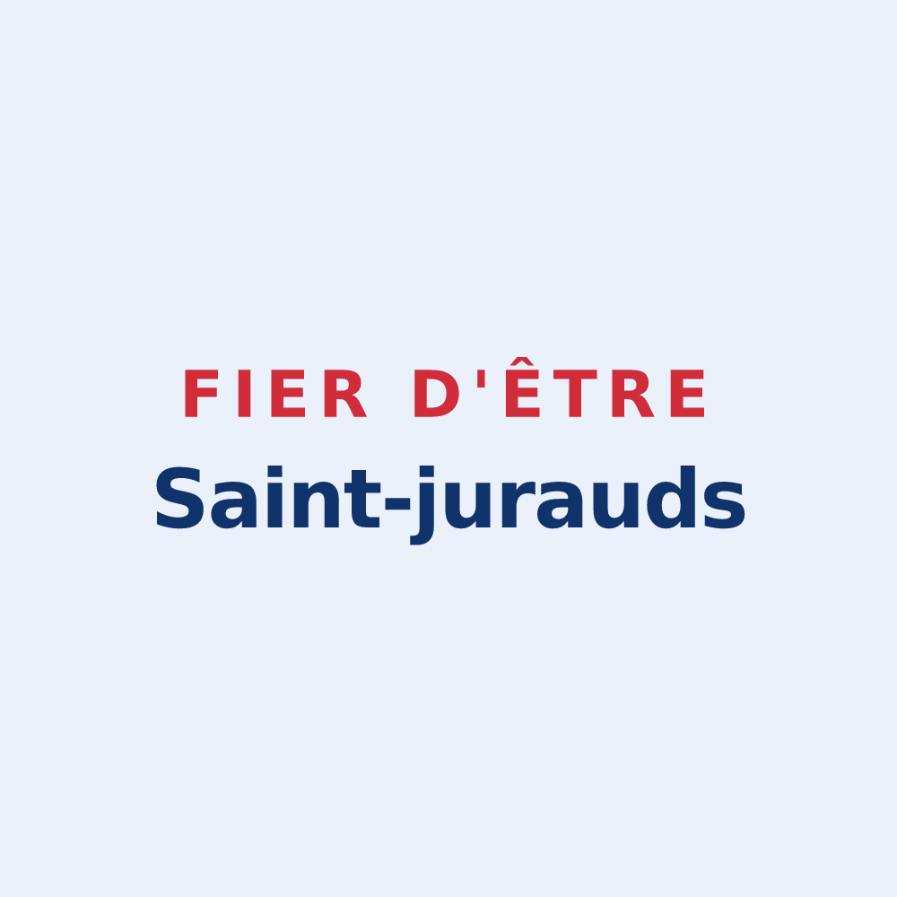Sticker « Fier d'être Saint-jurauds » — design pour Saint-Just-en-Chevalet