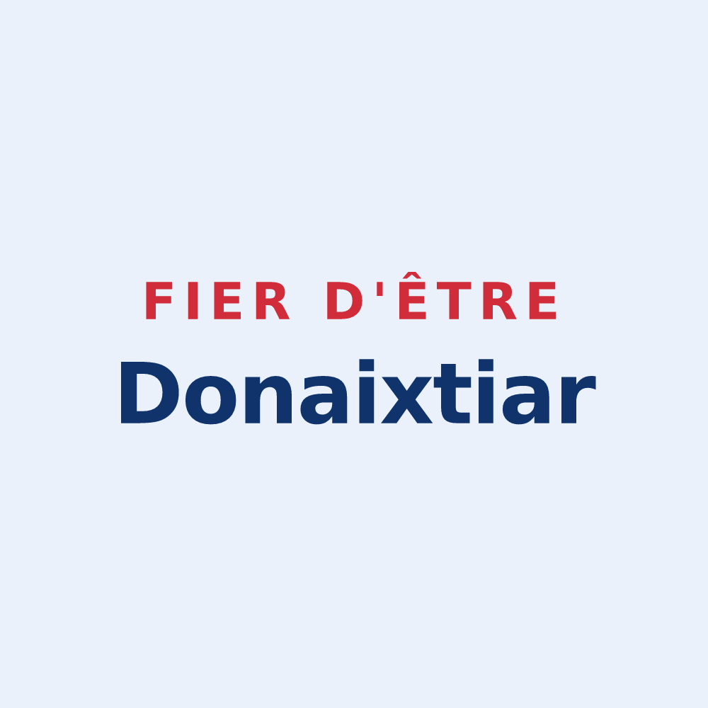 Sticker « Fier d'être Donaixtiar » — design pour Saint-Just-Ibarre