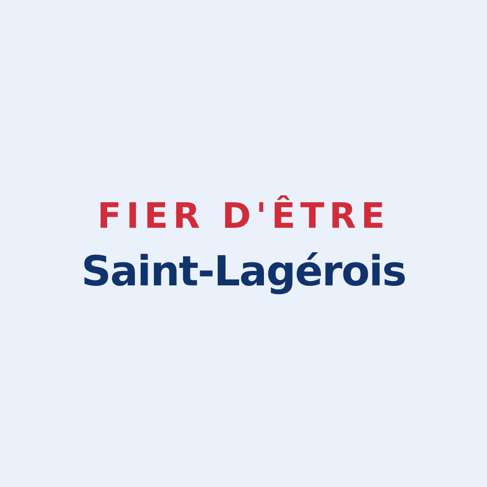 Sticker « Fier d'être Saint-Lagérois » — design pour Saint-Lager-Bressac