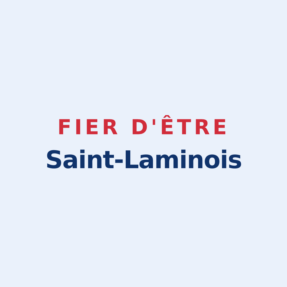 Sticker « Fier d'être Saint-Laminois » — design pour Saint-Lamain