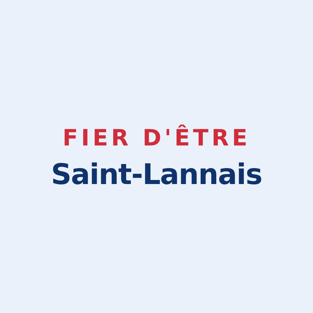 Sticker « Fier d'être Saint-Lannais » — design pour Saint-Lanne