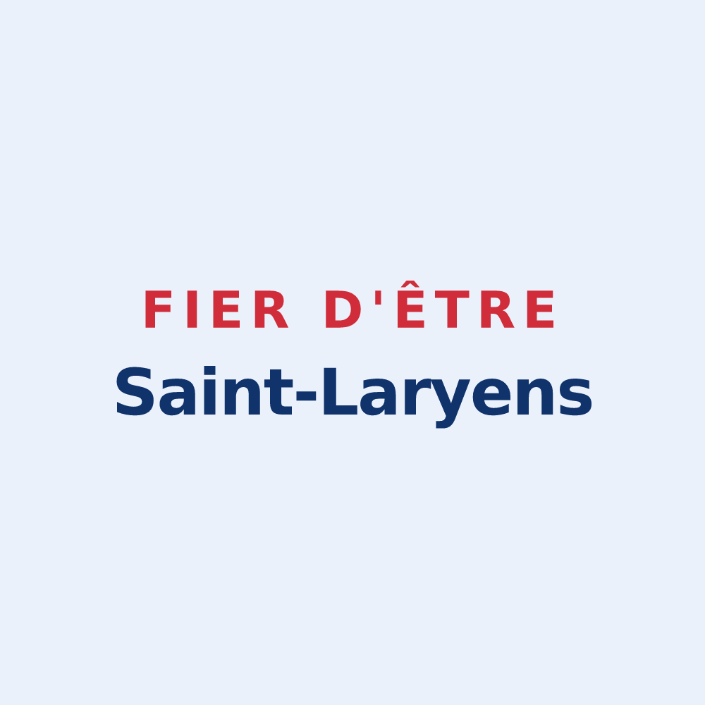 Sticker « Fier d'être Saint-Laryens » — design pour Saint-Lary-Boujean
