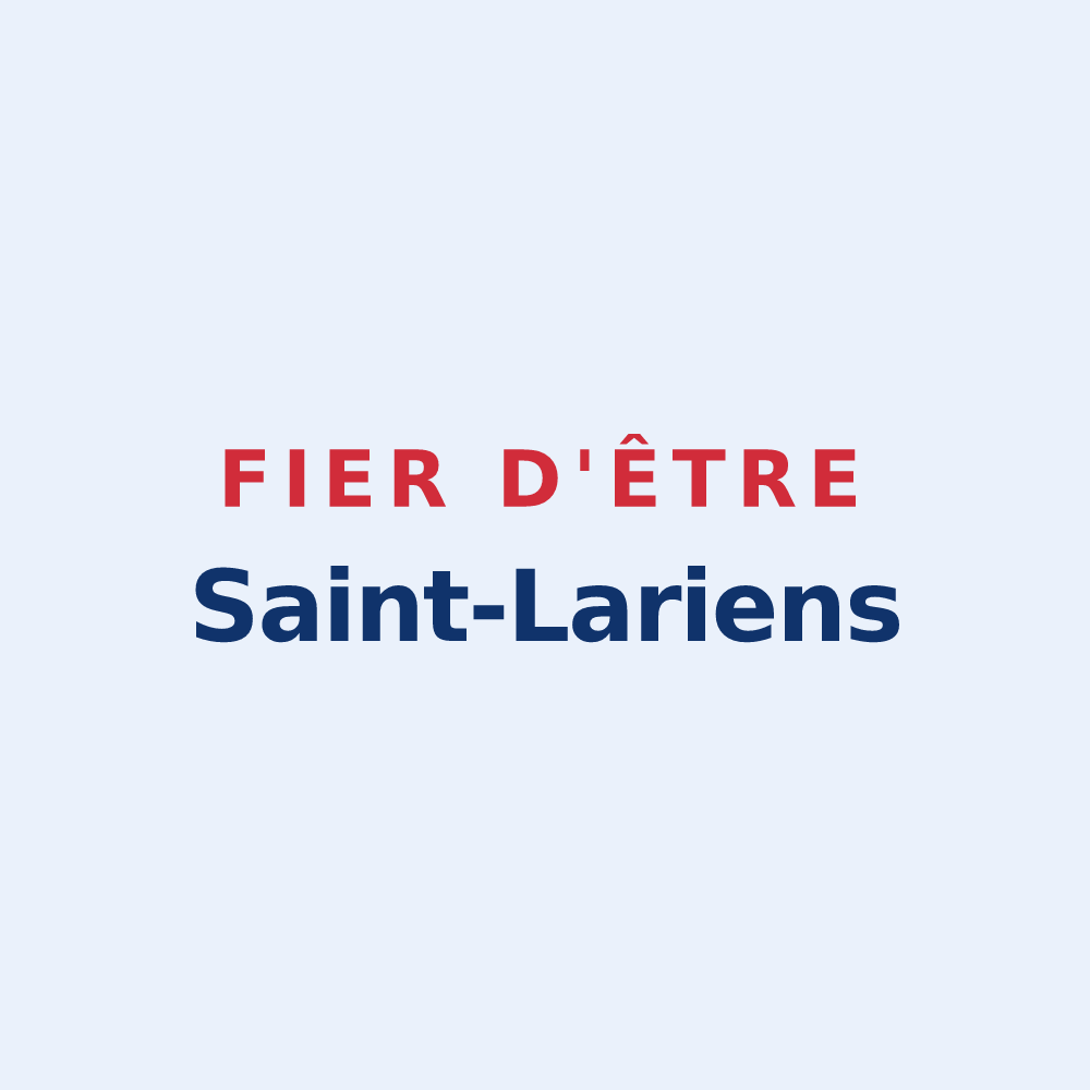 Sticker « Fier d'être Saint-Lariens » — design pour Saint-Lary