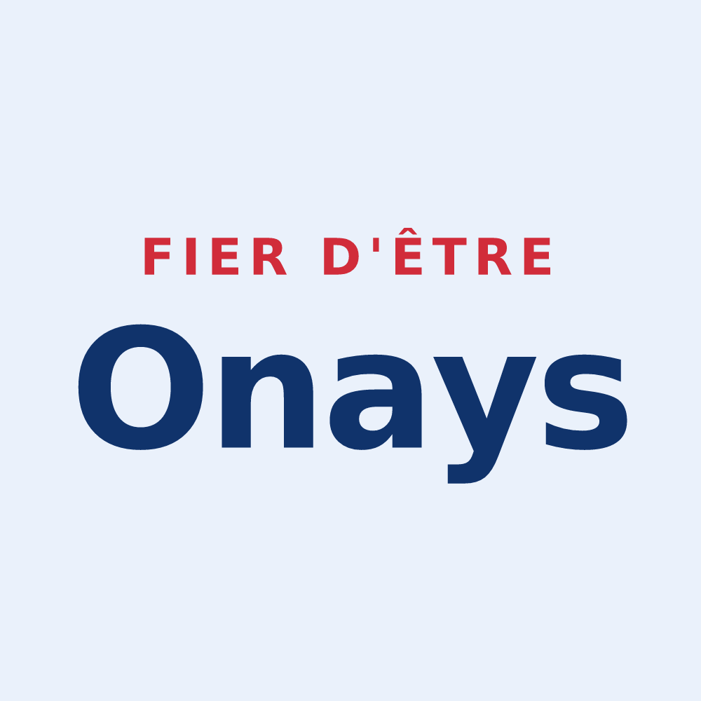 Sticker « Fier d'être Onays » — design pour Saint-Laurent-d'Onay