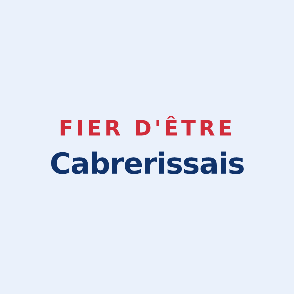 Sticker « Fier d'être Cabrerissais » — design pour Saint-Laurent-de-la-Cabrerisse