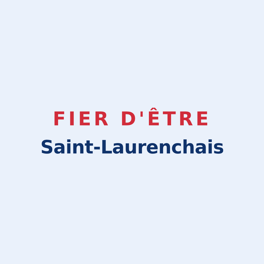 Sticker « Fier d'être Saint-Laurenchais » — design pour Saint-Laurent-de-Neste