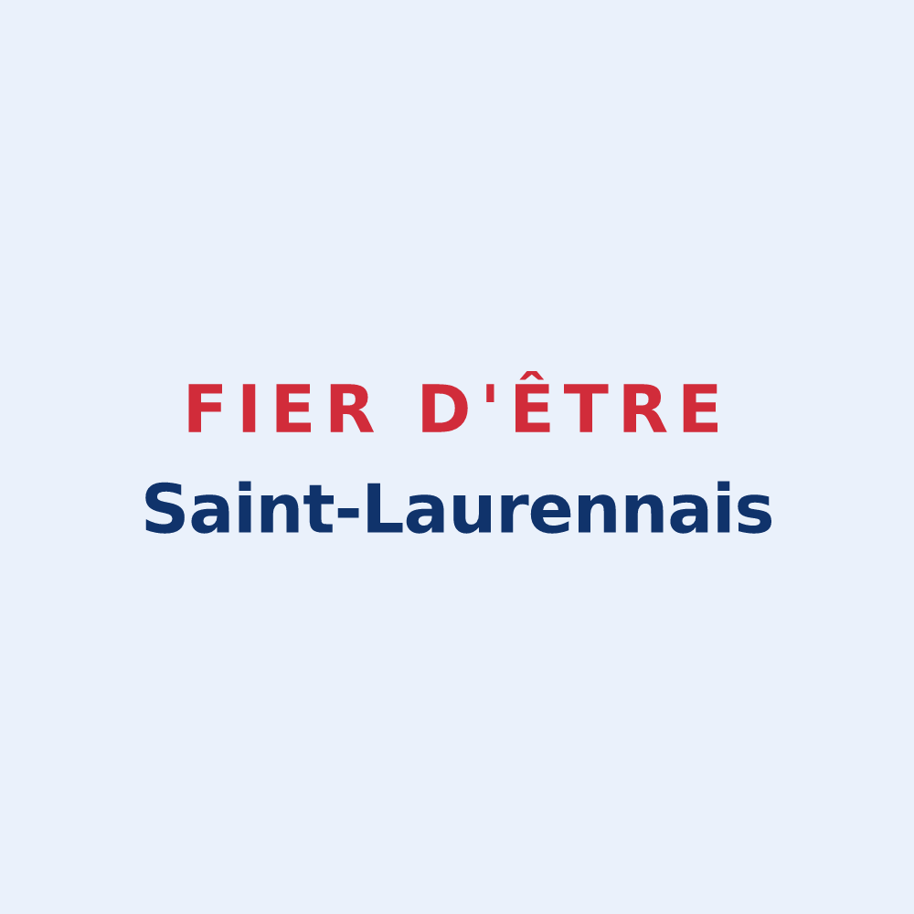 Sticker « Fier d'être Saint-Laurennais » — design pour Saint-Laurent-du-Verdon