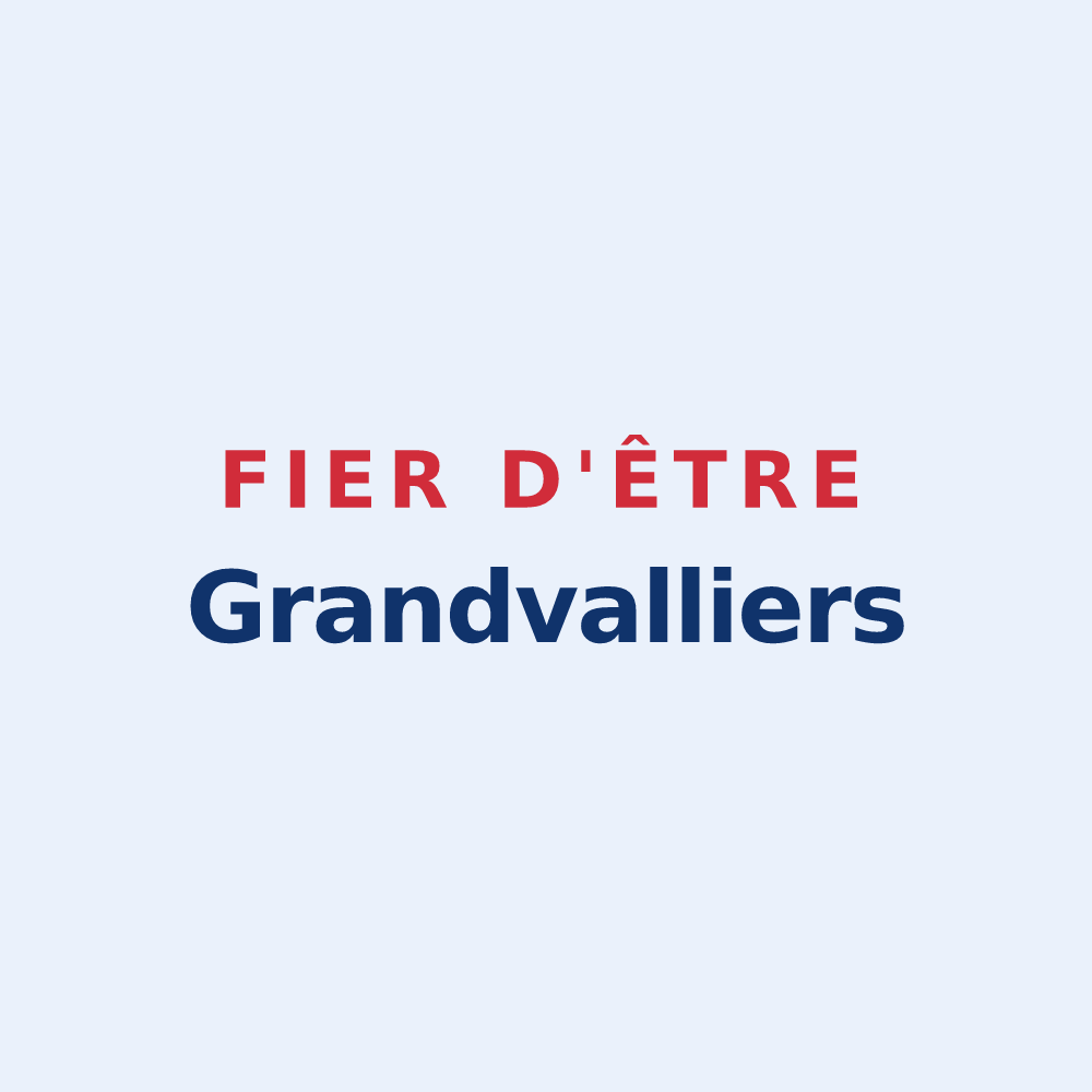 Sticker « Fier d'être Grandvalliers » — design pour Saint-Laurent-en-Grandvaux