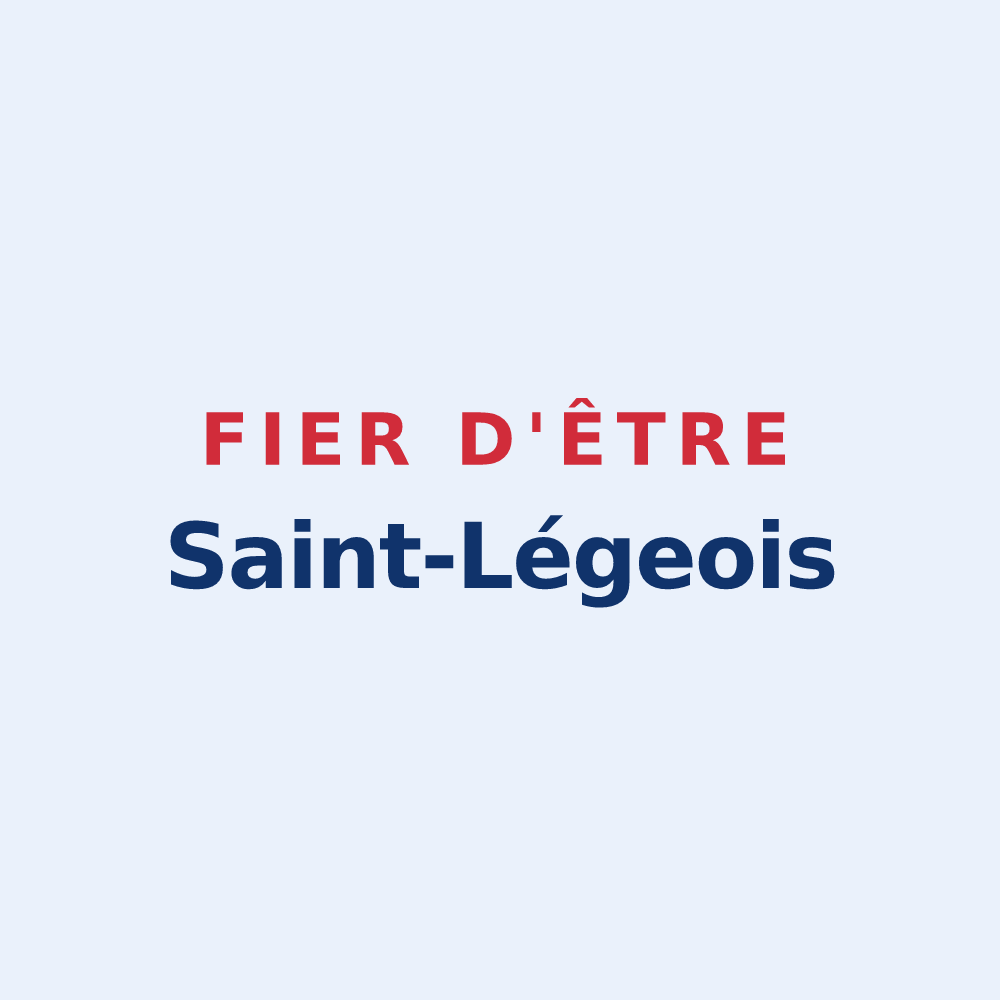 Sticker « Fier d'être Saint-Légeois » — design pour Saint-Léger