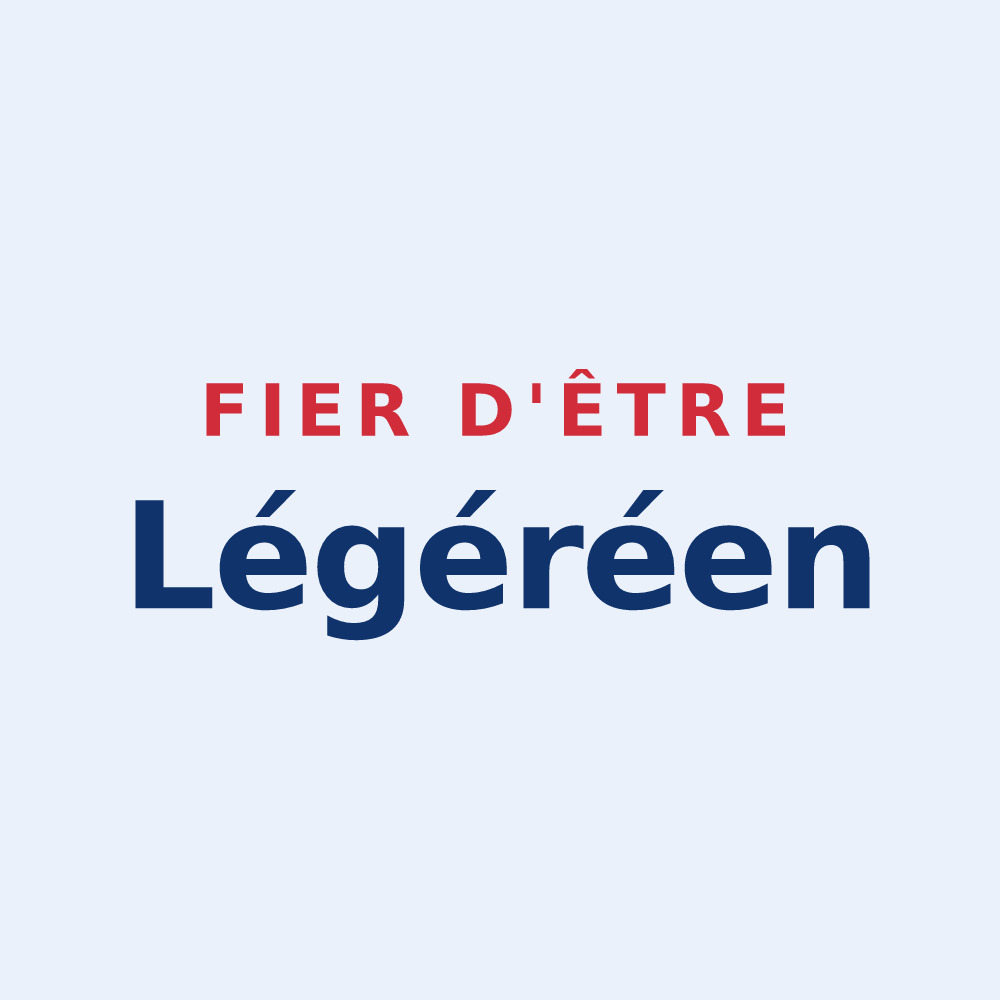 Sticker « Fier d'être Légéréen » — design pour Saint-Léger