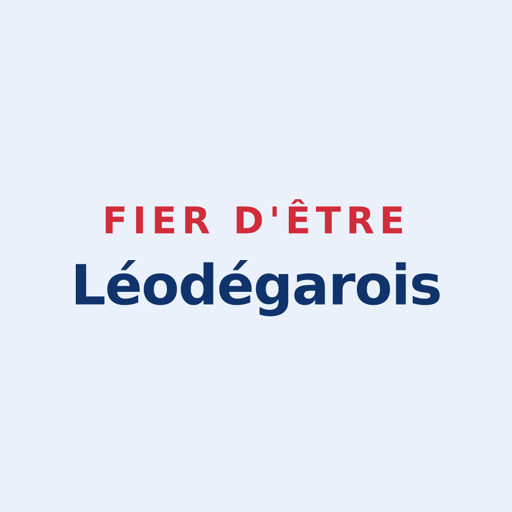 Sticker « Fier d'être Léodégarois » — design pour Saint-Léger-de-Fougeret