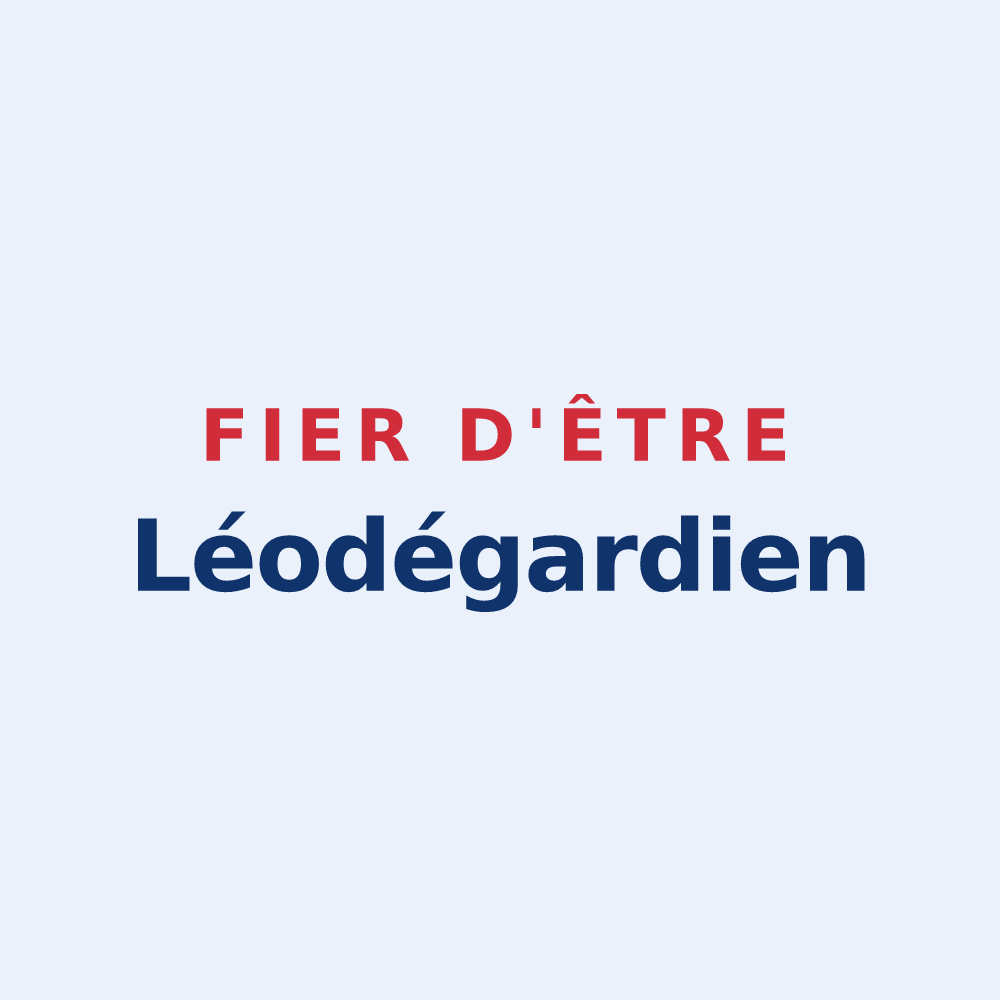 Sticker « Fier d'être Léodégardien » — design pour Saint-Léger-Vauban