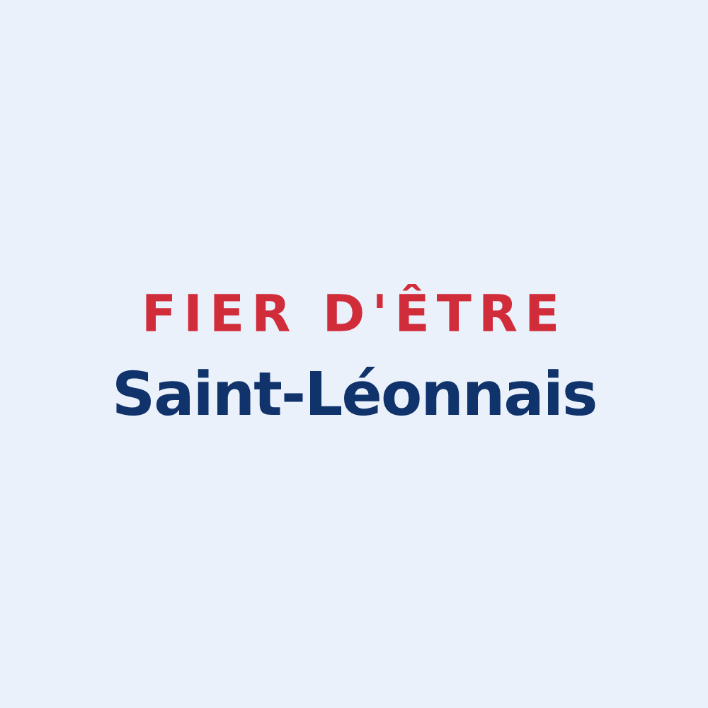 Sticker « Fier d'être Saint-Léonnais » — design pour Saint-Léon