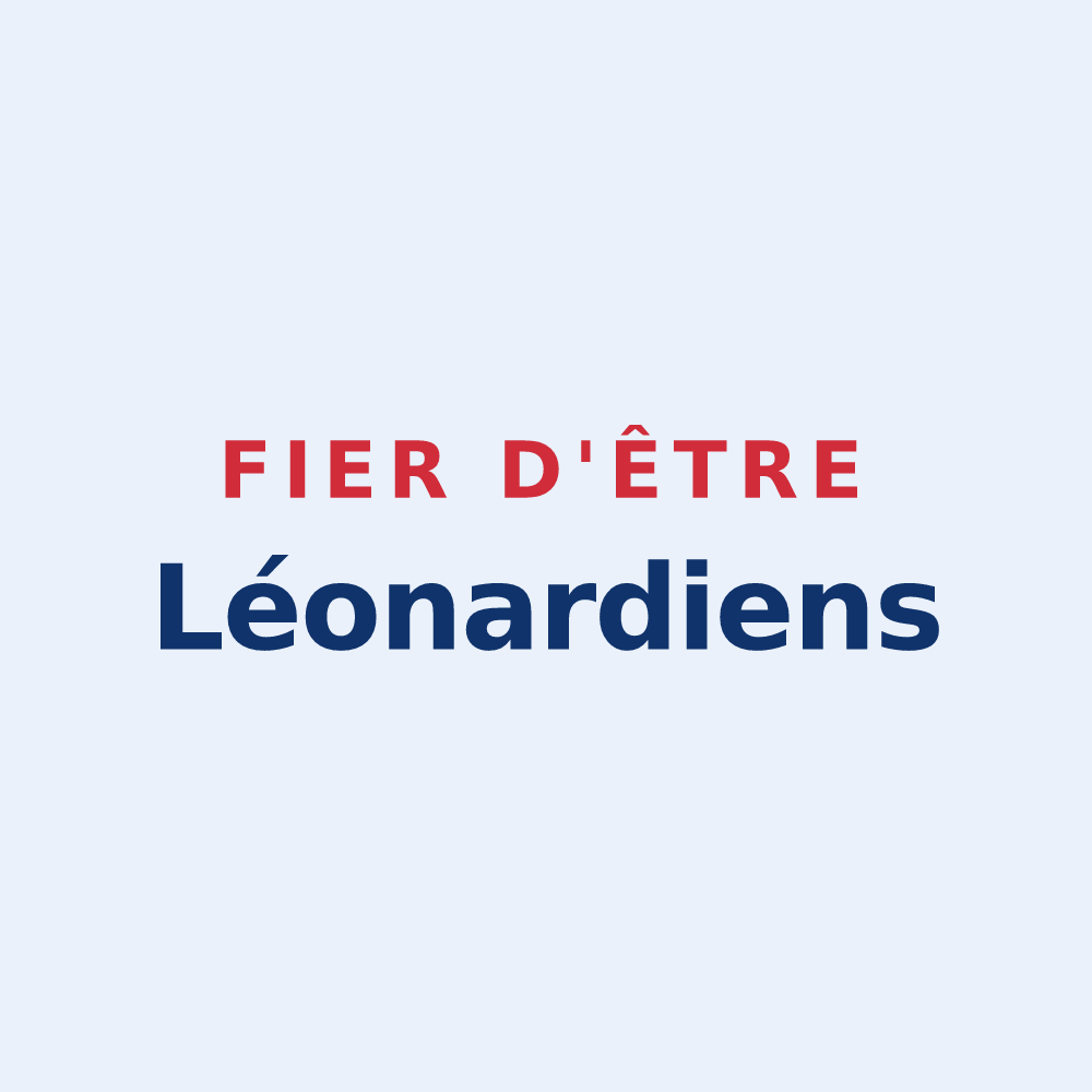 Sticker « Fier d'être Léonardiens » — design pour Saint-Léonard