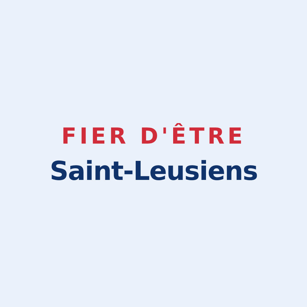 Sticker « Fier d'être Saint-Leusiens » — design pour Saint-Leu