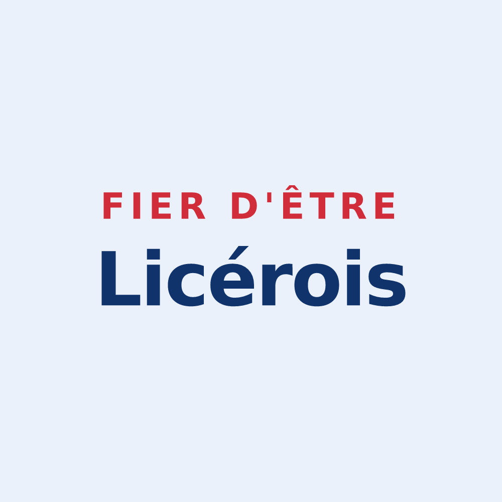 Sticker « Fier d'être Licérois » — design pour Saint-Lizier