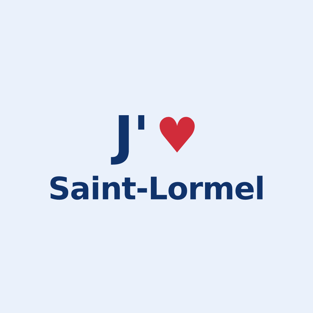 Sticker personnalisé Saint-Lormel — design J'aime Saint-Lormel