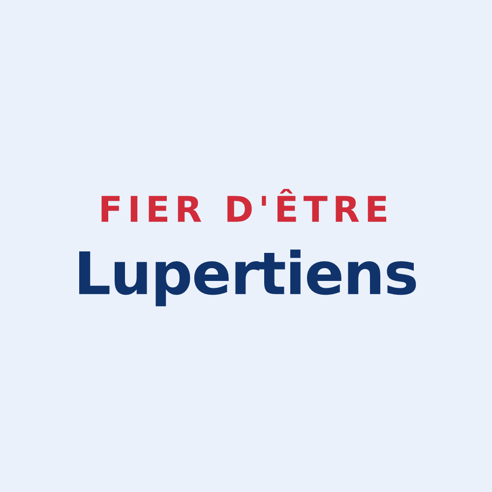 Sticker « Fier d'être Lupertiens » — design pour Saint-Loubert