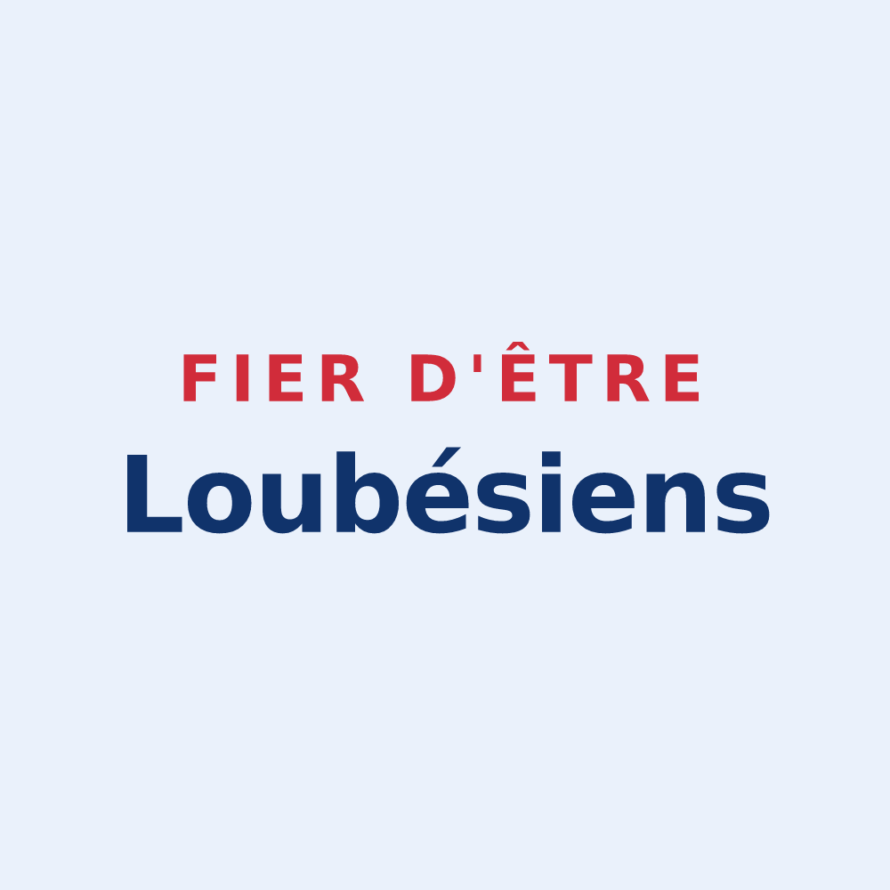Sticker « Fier d'être Loubésiens » — design pour Saint-Loubès