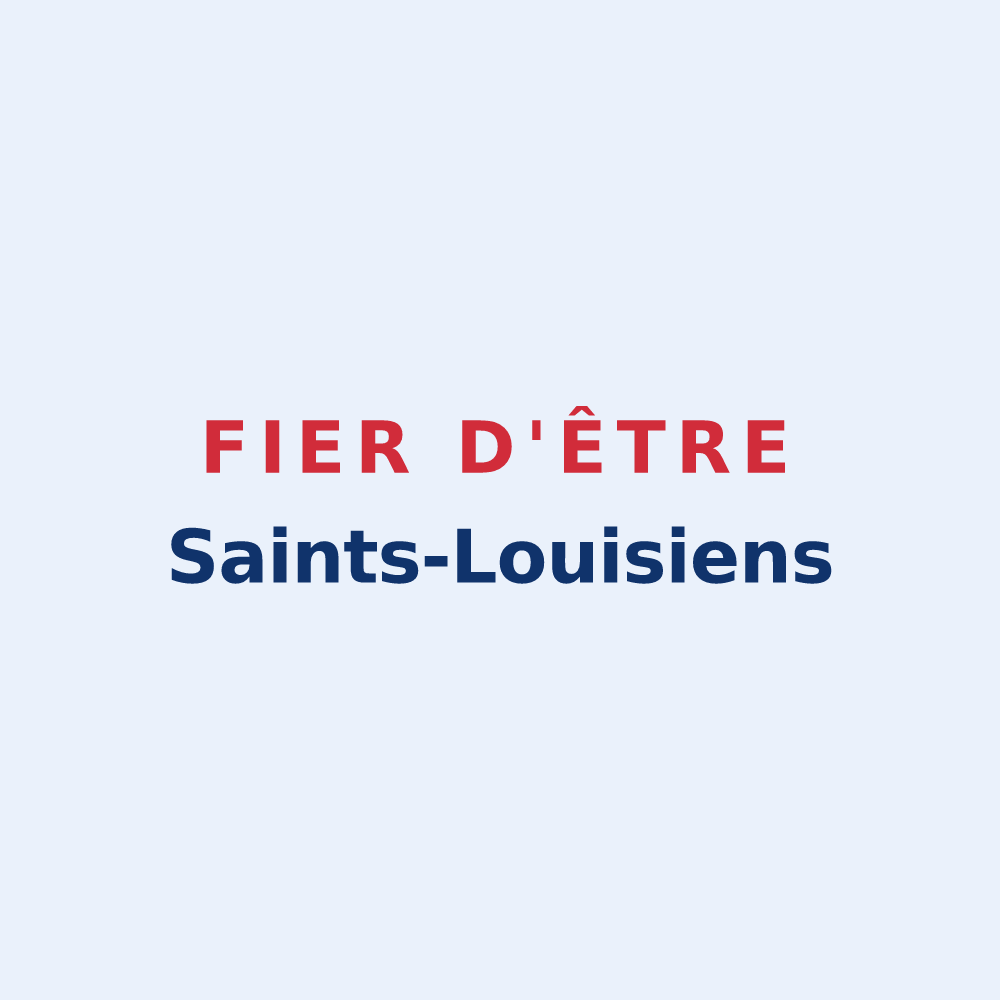 Sticker « Fier d'être Saints-Louisiens » — design pour Saint-Louis