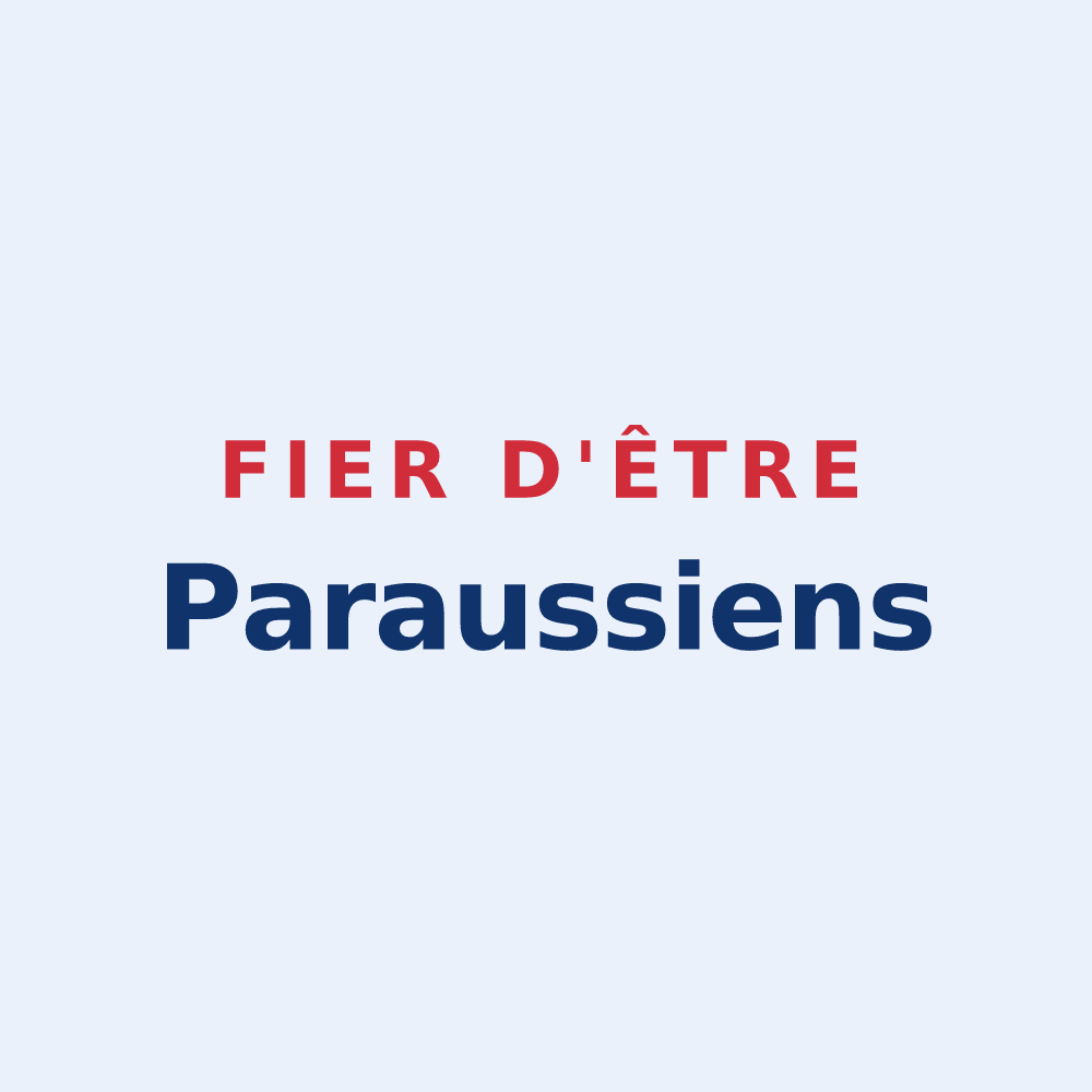 Sticker « Fier d'être Paraussiens » — design pour Saint-Louis-et-Parahou