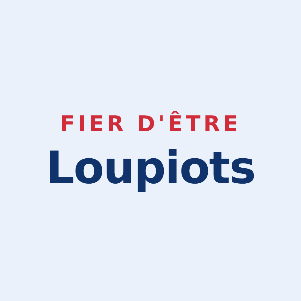 Sticker « Fier d'être Loupiots » — design pour Saint-Loup